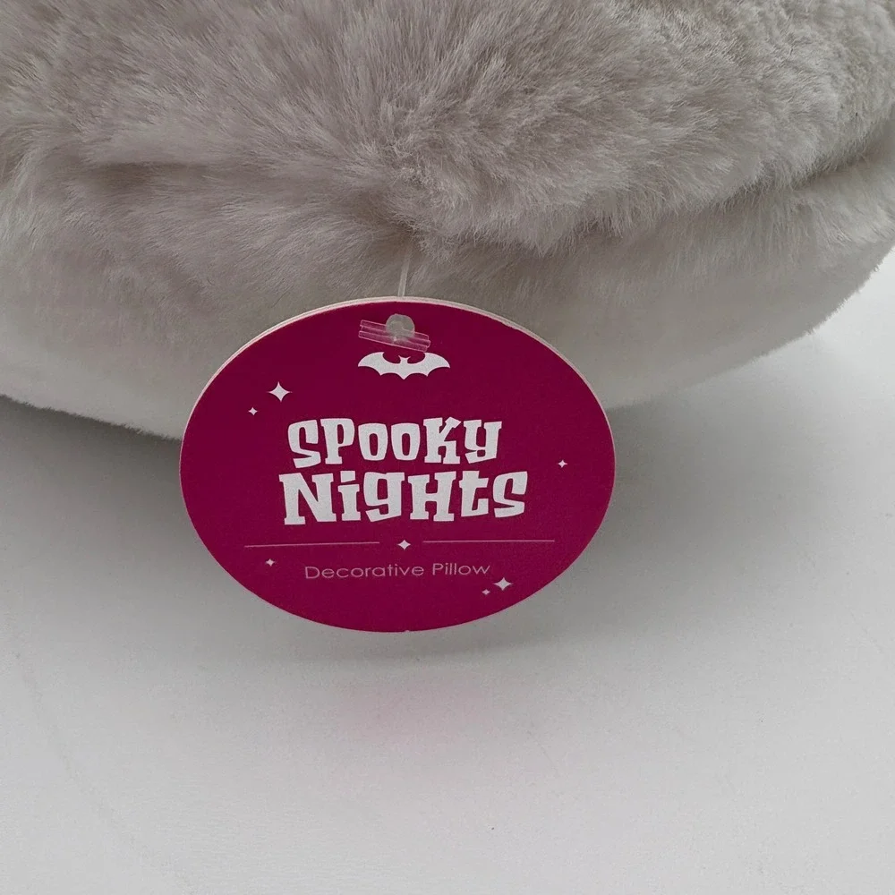 Spooky Nights Ghost Decorative Pillow Plush Pink Owala Stanley Tumbler Halloween
